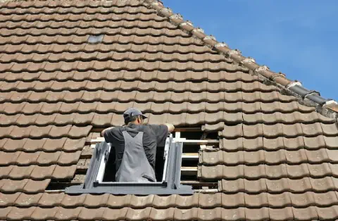 Pose de velux - Brech